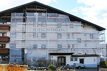 Fassadenisolierung Hotel Schönegg in Seefeld